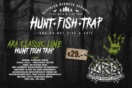 ARA SHIRT - HUNT FISH TRAP (X-LARGE)